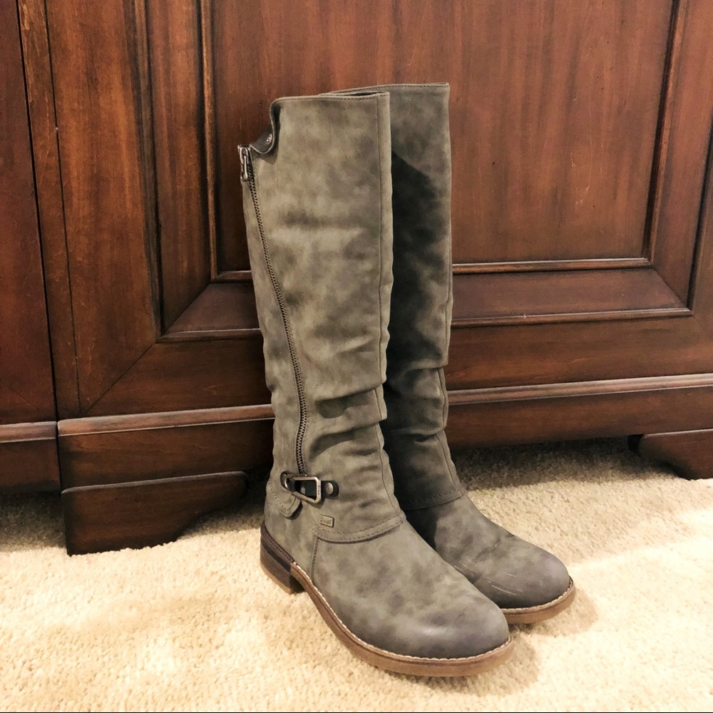 Rieker Women's Fabrizia 52 Smoke/Nero Boots